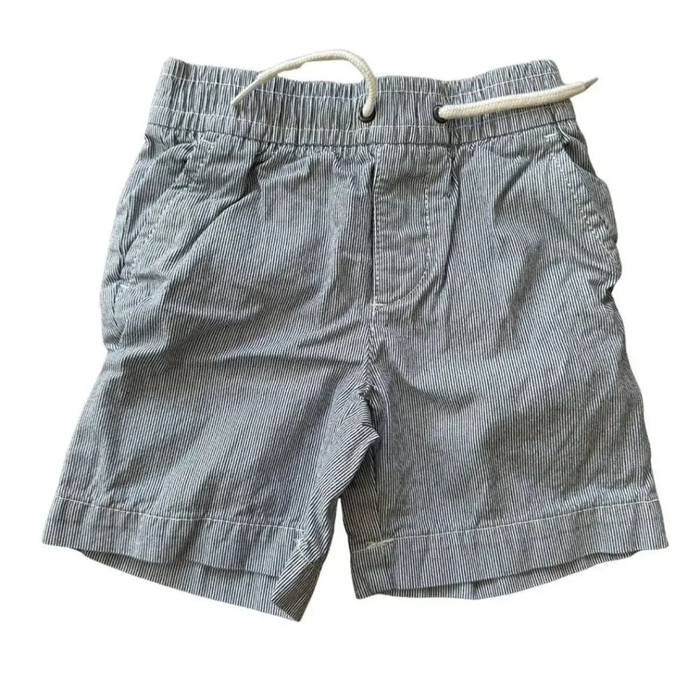 GAP Pull Up Short Blue and White Stripped 3T